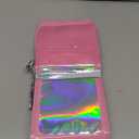 100-Pack Jewelry Bags Small Business Packaging Supplies Holographic Mylar Packing Bag Cute33 InchPink
