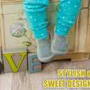 Baby Shoes Boys Girls First Walking Shoes Non Slip Soft Sole Sneakers Toddler Infant Babygirl Sock Shoes (Gray)