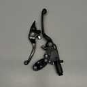 JFG RACING Motorcycle Brake Clutch Lever 7/8'' 22mm Folding Levers Aluminum Alloy Universal for CRF50 KLX SSR TTR 110 125 150 200 250cc Dirt Pit Bike ATV Mini Bike Black