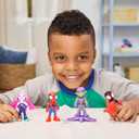 Marvel Spidey and His Amazing Friends Web-Slinging Adventure Set, 3-Inch-Scale (7.6 cm) Action Figure Set, Spider-Man Toys for Kids Ages 3+ (Amazon Exclusive)