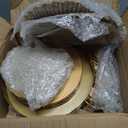 Set of 9 Cake Stands Metal Cupcake Stand Set Multiple Styles Candy Fruit Display Tower Dessert Plate Cake Serving Tray for Birthday Party Wedding Anniversary Baby Shower Engagement (Gold)