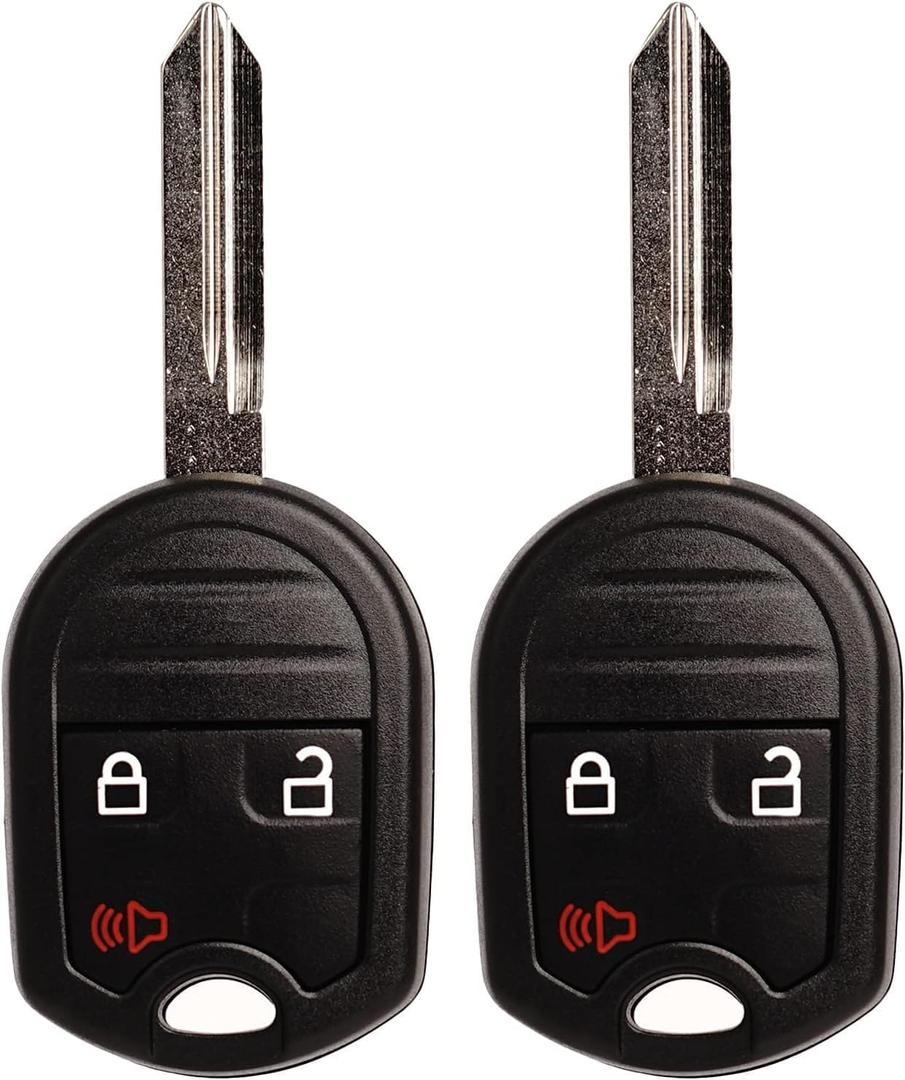 MechanMagic Key Fob Replacement Fits for CWTWB1U793 Ford F-150 2004-2014 F-250 F-350 F-450 Flex 2009-2017 Explorer 2001-2015 Escape Ranger Fusion Econoline Mercury Keyless Entry Remote Control 2 Sets