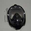 Greatever G2 Full Face Snorkel Mask with Latest Dry Top System,Foldable 180 Degree Panoramic View Snorkeling Mask with Camera Mount,Safe Breathing,Anti-Leak&Anti-Fog (Small-Medium, Black)