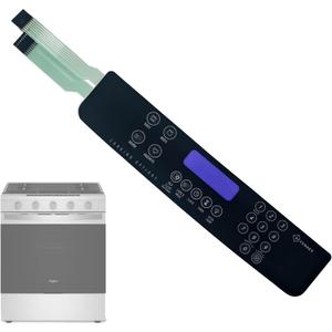 W10207928 Touchpad Control Panel for Whirlpool Range/Oven-Compatible with WPW10207928,1547592,AP6017095,PS11750390,EAP11750390-Membrane Switch Replacement