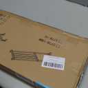 Hershii Tension Shelf Expandable Rod Closet System Heavy Duty Clothes Hanger Adjustable DIY Storage Organizer Shoe Rack (23.62 - 39.37 inches, Ivory)