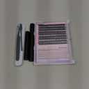 DAODER Fluffy Lash Clusters Kit with Bottom Lashes, 60D Eyelash Clusters D Curl, Natural Cluster Eyelash Extensions Kit with Bond Seal Remover 10-16mm 300pcs(60D + Bottom Lash Clusters Kit)