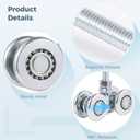 8 PCS Wheel Rollers, Gate Trolley Assembly Barn Door Rollers with 0.47 Inches Threads, 360-Degree Beam Trolley Rollers Applied for Mount Heavy Barn or Shed Sliding Doors