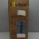 Pamo Babe Travel Crib Lightweight Playpen Baby Playard with Bassinet Portable Mini Playard (Black)