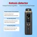 Ketone Breath Analyzer & Ketosis Meter, Portable High-Accuracy Ketosis Breath Tester, Professional Ketone Breath Meter for Keto Lifestyle & Fitness Enthusiasts