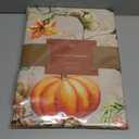 Maison d' Hermine Table Cloth Rectangle Table 100% Cotton 70 x 90 Inches Fall Tablecloth Reusable Everyday Use for Thanksgiving Christmas Decorations Dining Farmhouse Party (Potiron)