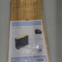 LONBET Toilet Paper Storage for 12 Rolls, Stackable & Foldable - The Ultimate Bathroom Organizer - Waterproof Basket with Bamboo Lid - Elegant Toilet Paper Storage Holder, Beige