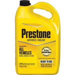 Prestone AF2100-6PK Extended Life 50/50 Antifreeze - 1 Gallon, (Pack of 6)