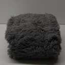 Thick Area Rug Grey Fluffy 4x6 for Bedroom Living Room Washable Plush Rug for Kids Baby Room Nursery Non Slip Soft Shag Cozy Shaggy Rugs for College Dorm Fuzzy Furry Floor Carpet