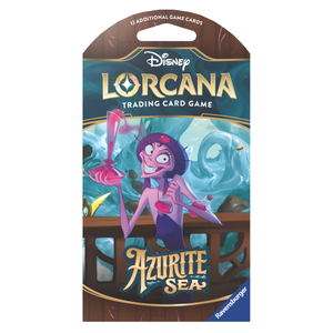 Ravensburger Disney Lorcana TCG: Azurite Sea Assorted Single Booster Pack (12 Cards) | Collectible Trading Cards | Ideal for Disney Fans & TCG Players | Suitable for Ages 8+  | (Pack of 3)