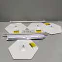 TEKXYZ Telescoping Balloon Stand Set of 4, 1.5ft to 7ft Free Adjustable Metal Balloon Column Stand for Party Decorations