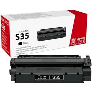 High Yield S35 Black Toner Cartridge (7833A001AA) 1-Pack: S35 Toner Cartridge Replacement for ImageCLASS D320 D340 FAXPHONE L170 L360 LaserClass 310 320 Printer