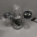 Ganiza Smoothie Blender, 900W Blenders for Shakes and Smoothies, 15-Piece Personal Blender and Grinder Combo for Kitchen, Smoothies Maker with 4 BPA-Free Portable Cup, Nutritious Recipe (Black)