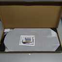 Halloween Decorations Indoor, RGB Color Changing Ghost Hologram Mirror, 2025 Halloween Decor with Remote Control 16 Colors & 4 Modes, Scary LED Mirror for Wall, Fireplace, Mantel, Bedroom Indoor Decor