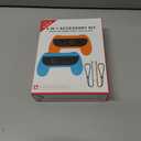 Grips & Wrist Strap Set Switch 2 Joy-Con  Ergonomic Controller Holder, Secure Gaming Accessories for Nintendo Switch 2 & OLED  Comfortable & Anti-Slip Design 2pcs