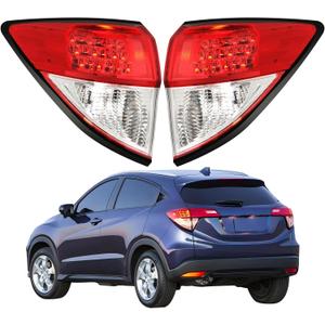 Pair Tail Light Assembly For 2016-2022 Honda HRV Taillight