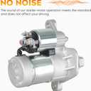 17982 New Starter for Nissan Sentra 2007-2019 2.0 1.8 1.6, for Versa 2007-2012 1.8L, for Cube 2009-2014 1.8L, for Juke 2011-2017 1.6L, for NV200 2013-2021 2.0L, for Chevy City Express 2015-2018, 17449