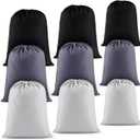 Berlune 9 Pack Large Travel Laundry Bag 40"x28" 36"x24" 32"x20" Nylon Washable Dirty Clothes Organizer with Drawstring Waterproof Bags for Laundry Hamper Basket Camping Travel College Dorm