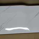 Haimin Wall Panels Peel and Stick 10 Pieces 23.6x11.8in (19.4 Sq. Ft. Coverage) Lightweight Backsplash Marble Look Tile (not Real Marble) Ideal for Kitchen Bathrooms Living Rooms Bedrooms (White-JSB)