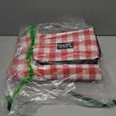 ZAZE Picnic Blanket Extra Large Waterproof, 80''x80''Checkered Picnic Blankets Beach, Outdoor, Camping on Grass Accessories Couple Ideas Wedding Registry Gifts (Red and White)