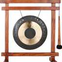 Woodstock Wind Chimes for Meditation, Yoga, Classrooms, Offices for Awareness, Relaxation, Decor 19" Table Gong (WTG)