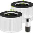 AP-H400 Replacement Filter Compatible with Homedics 2-in-1 Cool Mist Humidifier & Air Purifier, 3-IN-1 HEPA Filter, Activated Carbon Filter and Pre-filter, 2 Pack