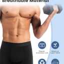 Varmax Incontinence Underwear for Men, Cotton Reusable Washable Leakproof Boxer Briefs, Heavy Flow Bladder Leak Men's Incontinence Underwear (Large, Black 1)