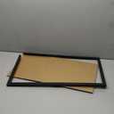 Engineered Wood 12x24 Picture Frame Set of 3, Black Frame for 12 x 24 Inch Picture Poster Photo, Light Weight 12 by 24 Frame with Wood-grain for Wall - 3 Pack/ Black/ 12 x24