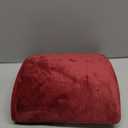 Smiry Memory Foam Toilet Rugs U-Shaped 20x20, Extra Soft Absorbent Non-Slip Contour Bathroom Rugs, Machine Washable Bath Mats for Toilet, Burgundy