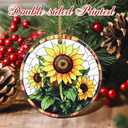 2 x Christmas Ornaments, Sunflower Ornament, Christmas Tree Ornaments, Xmas Decorations, Holiday Decorations, Gifts for Sunflower Lovers, Holiday Party Gifts, and Xmas Gift Ideas