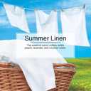 Little Trees Cardboard Hanging Car, Home & Office Air Freshener, Summer Linen (Pack of 24)