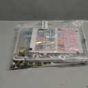 YUSBUTON Snap Button Kit - Metal & Plastic Buttons with Fastener Pliers Tool Kit for Leather & Fabric - 140PCS Snap Buttons for Clothes, (5 Color) 2024 (140 Sets)