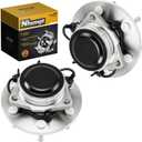 515054 Pair Front Wheel Bearing Hub Compatible with RWD 99-04 Silverado 1500 Sierra 1500, 00-06 Tahoe Suburban 1500 Yukon Escalade, 02-06 Avalanche 1500,Express Savana 1500 2500 6Lug w/ABS 2pcs