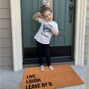 Live Laugh Leave by 9 pm Inside Front Door Mat for Front Door Inside, Outdoor Door Mats for Home Entrance Rugs Indoor Floor Mats for Entryway 30"X18"