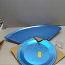 Outdoor Patio Heater Reflector Shield, Aluminum Heat Reflector Shield Top for Propane Outdoor Heaters, Dome Replacement Parts, 3 Hole Mount, Stainless Steel 33" Diameter Round