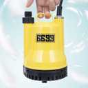 Submersible Water Pump 1/4 HP 1600GPH Thermoplastic Utility Pump Electric Portable Transfer Water Pump with 10-Foot Cord for Pool Tub Garden Pond Draining