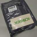 iCreek Women's Rain Jacket Long Raincoat Packable Hooded Waterproof Windproof Plaid Lined Trench Coat Lightweight for Outdoor (Dark Grey, M)