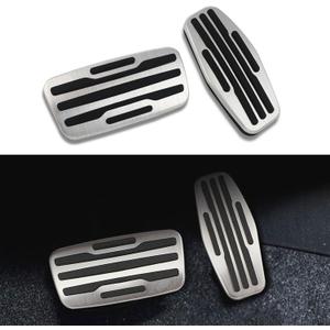 Car Brake and Gas Pedal Covers Compatible for Chevrolet Silverado 1500 2500 3500 2020-2025, Compatible for GMC Sierra Yukon Truck Accessories 2021-2025, Anti Slip Mat Accelerator Foot Pedal