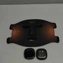 BNU Wireless Red Light Therapy for Face, 4 Modes LED Light Therapy Mask with 400 LED Beads, Dual 1000mAh Remote Control, 850NM Infrared Red Light Therapy for Anti-Aging at Home & Travel