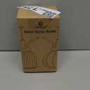 OFFIDIX Plant Mister,Glass Spray Bottle Small Watering Can Indoor 6.3" Tall Vintage Pumpkin Style Plastic Top Pump One Hand Mister Spray Bottle for Indoor Potted Plants (Olive Green)