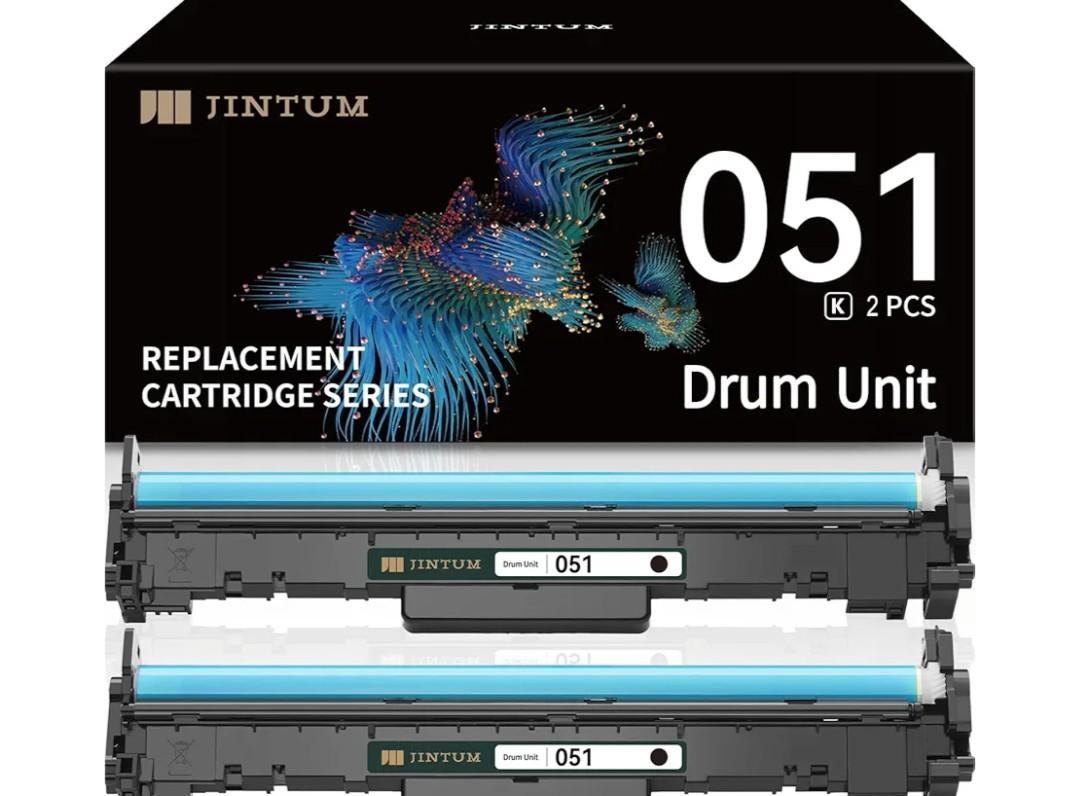 051 Drum Unit Compatible for Canon 051 Drum Cartridge for imageCLASS MF269dw MF267dw MF264dw MF266dn MF263dn LBP162dw LBP161dn (2 Pack)-23,000 Pages