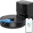 E10+ Robot Vacuums and Mop, 75-Day Self-Emptying, 8000PA Suction, LiDAR Navigation, Home Mapping, APP  Voice Control, 150Mins Runtime for Pet Hair, Hard Floors, Carpets