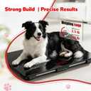 Dog Scale, 220lb Max / 0.02lb Accuracy Pet Scale, 25.6" x 17.7" Wide Platform Dog Scales for Large Breed, Built-in Smart Hold & Tare Function, 3 AAA Batteries Included