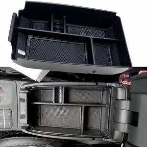 JOJOMARK Compatible with Ford Escape 2020 2021 2022 2023 2024 2025, Bronco Sport 2021-2023 2024 2025 Accessories Center Console Tray Organizer, Armrest Secondary Storage Box (Black)