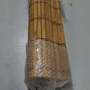UNISHADES No Drill Cordless Bamboo Roman Shades, 37×64 in, Teak