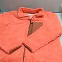 Amazon Essentials Women's Sherpa Long-Sleeve Mock Neck Full-Zip Jacket with Woven Trim Size XXL